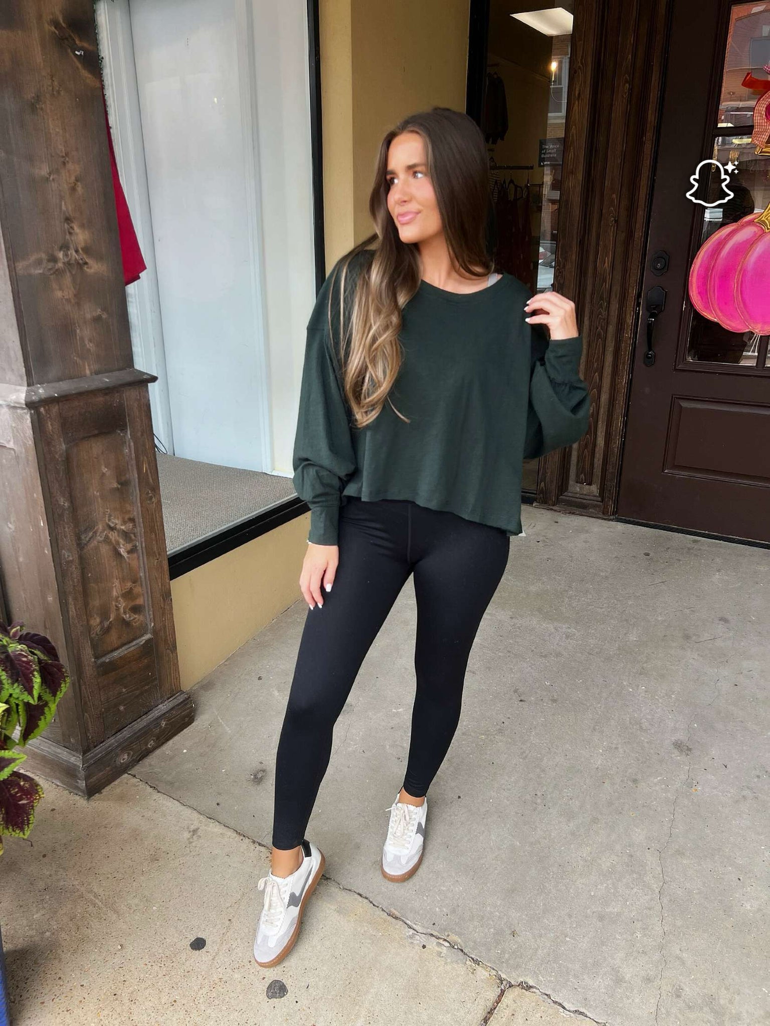 crossover top in hunter