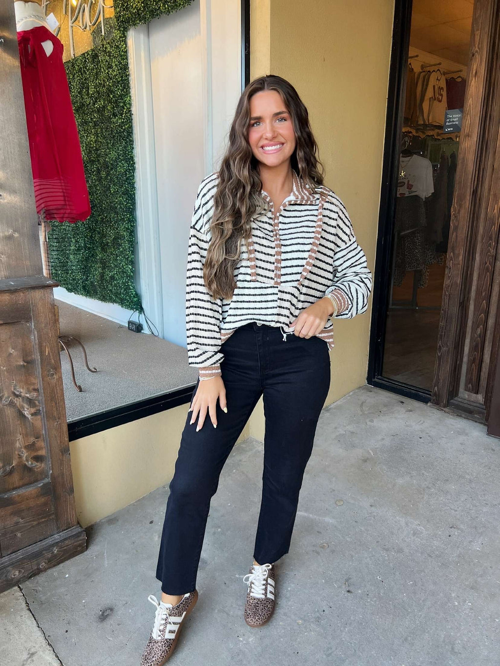 layton straight jean in black
