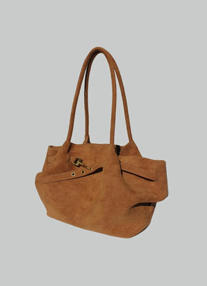 alora faux suede shoulder bag