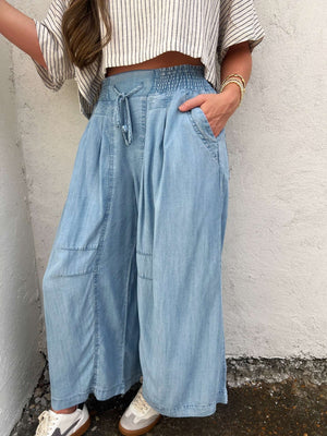 leni tencel barrel pant