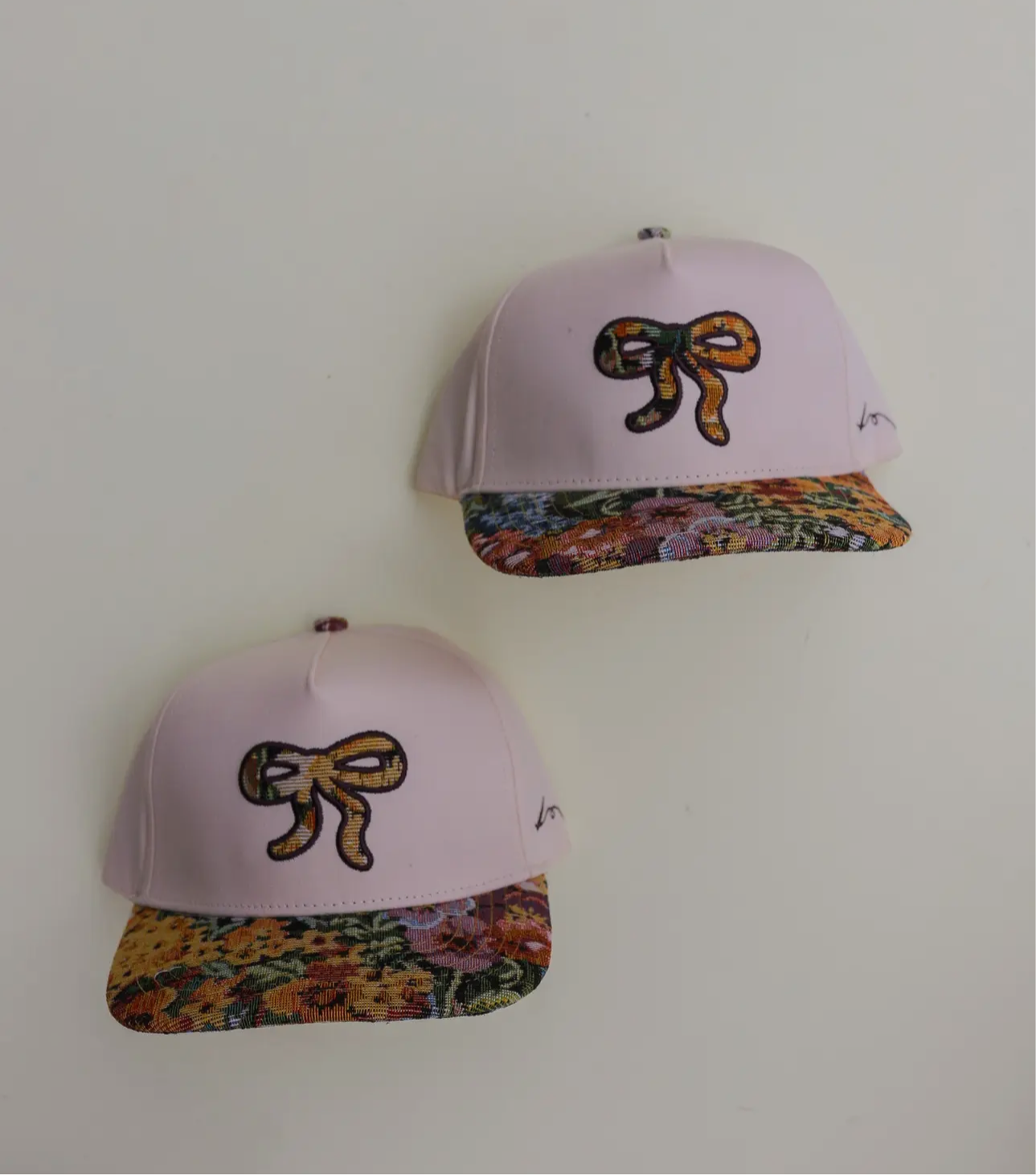 grandma bow trucker hat