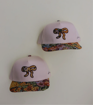 grandma bow trucker hat