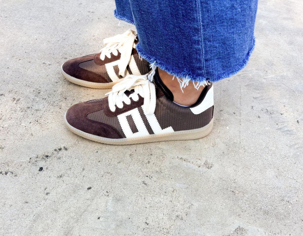 dirty laundry trackstar sneaker in brown