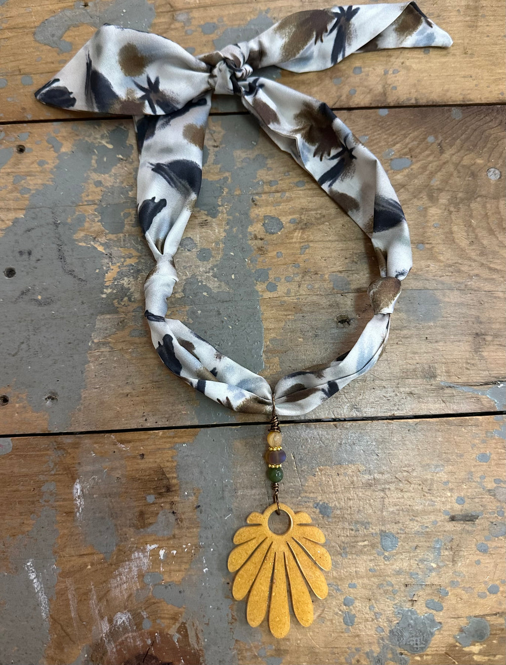 scarf necklace #314