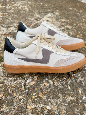 dolce vita notice - white / grey leather