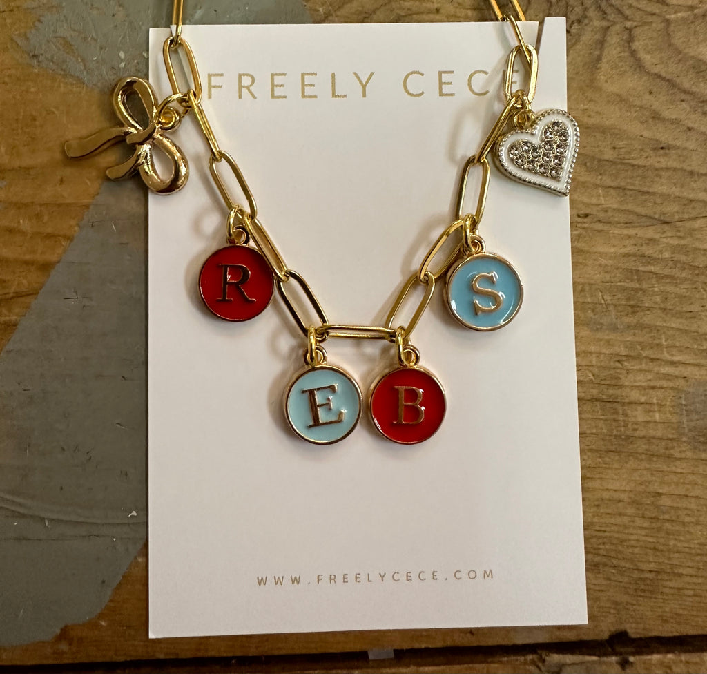 freely cece Ole Miss charm necklace