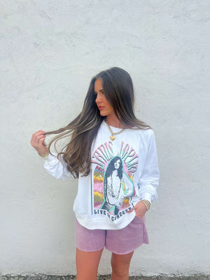 Recycled Karma Janis Joplin live in concert sweatshirt
