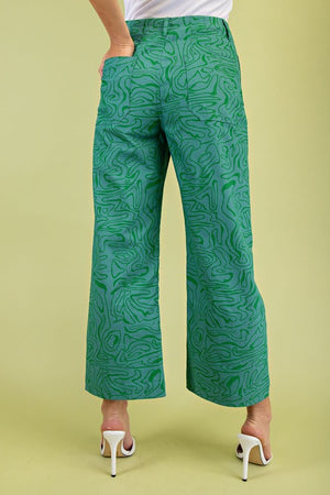 lindsy retro pant in green