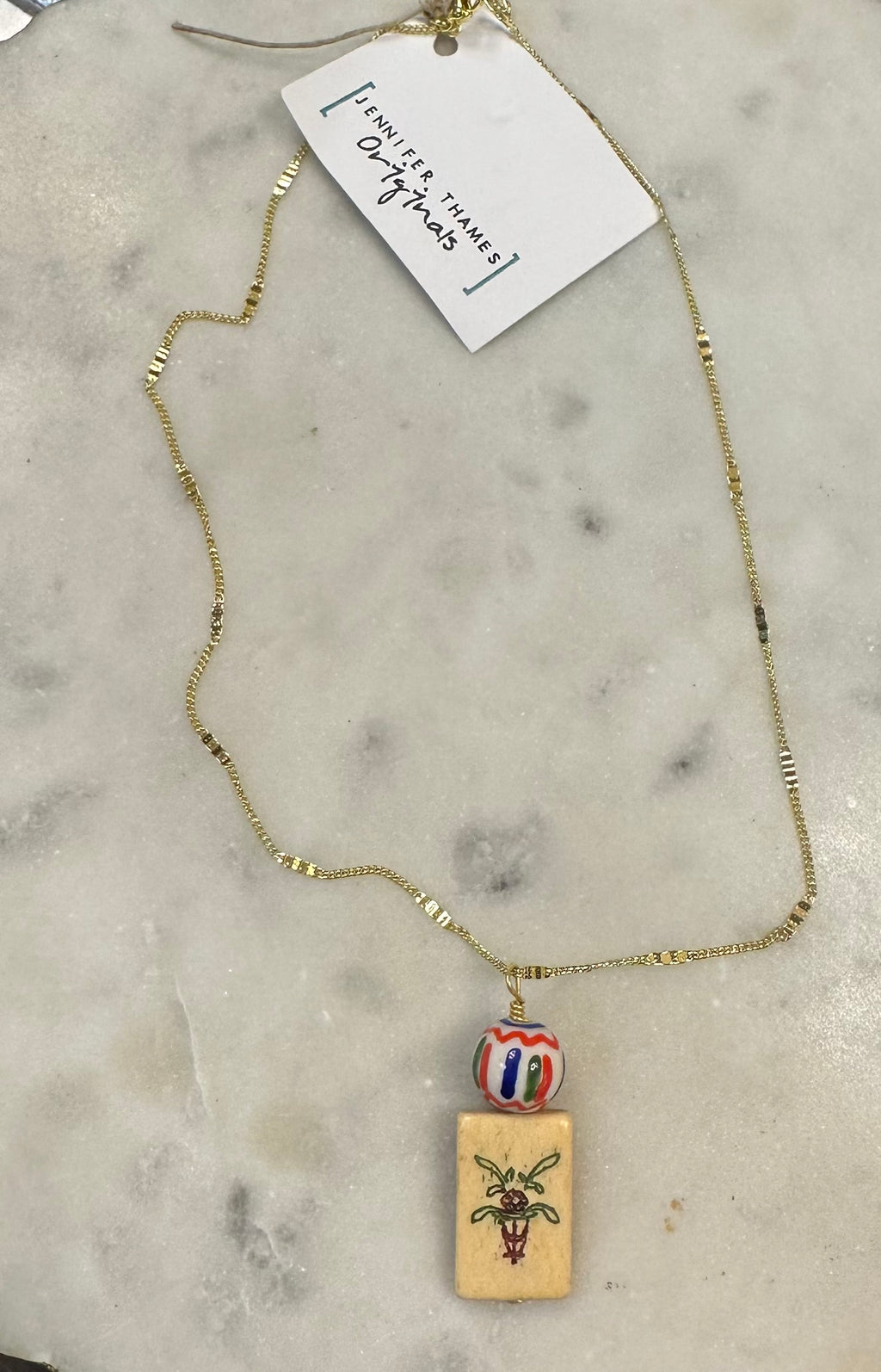 mahjong necklace #1