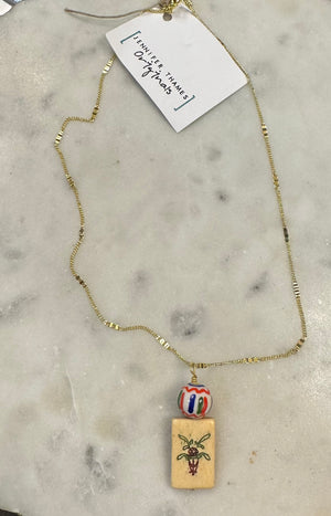 mahjong necklace #1
