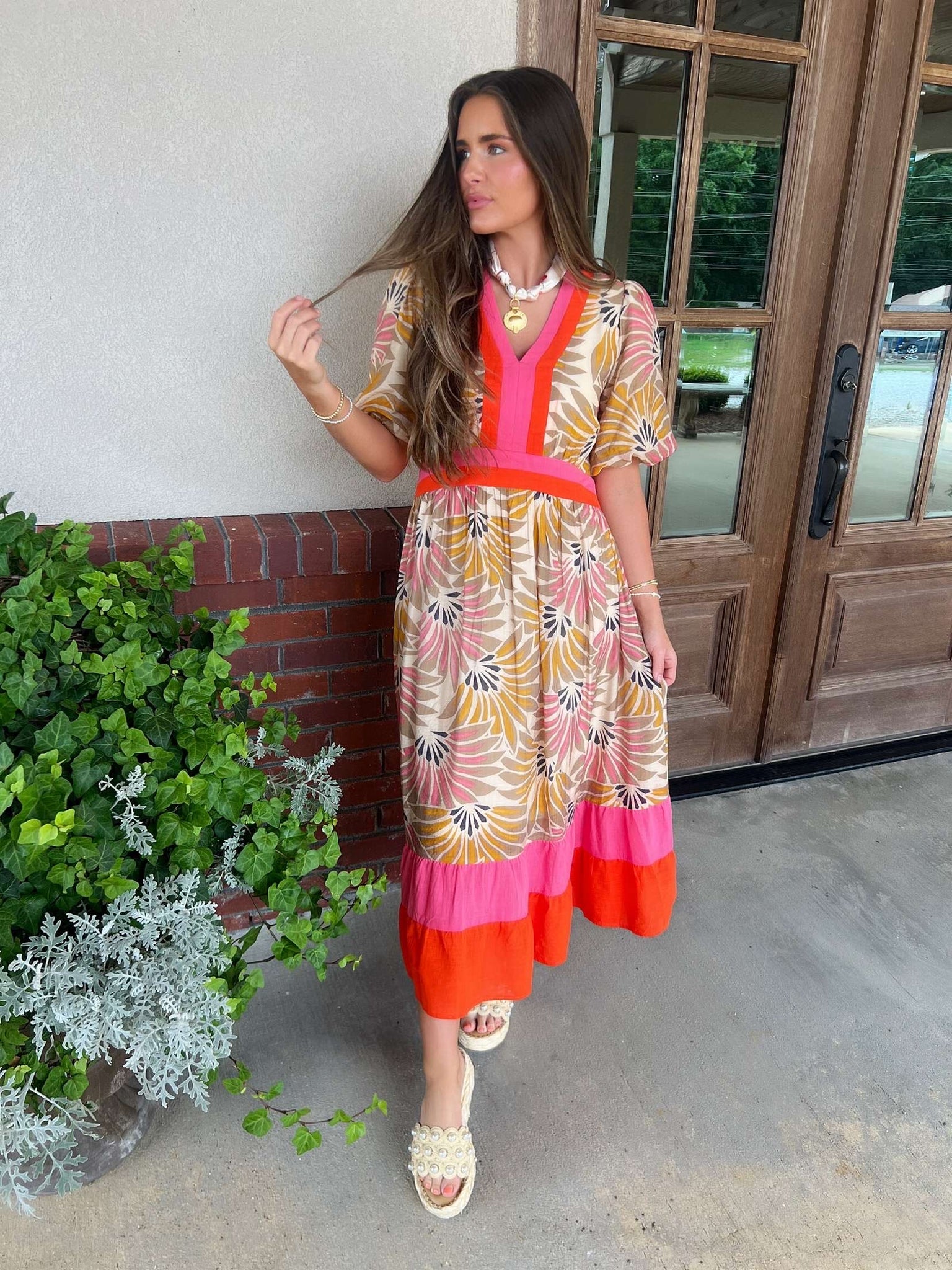 summer palm midi