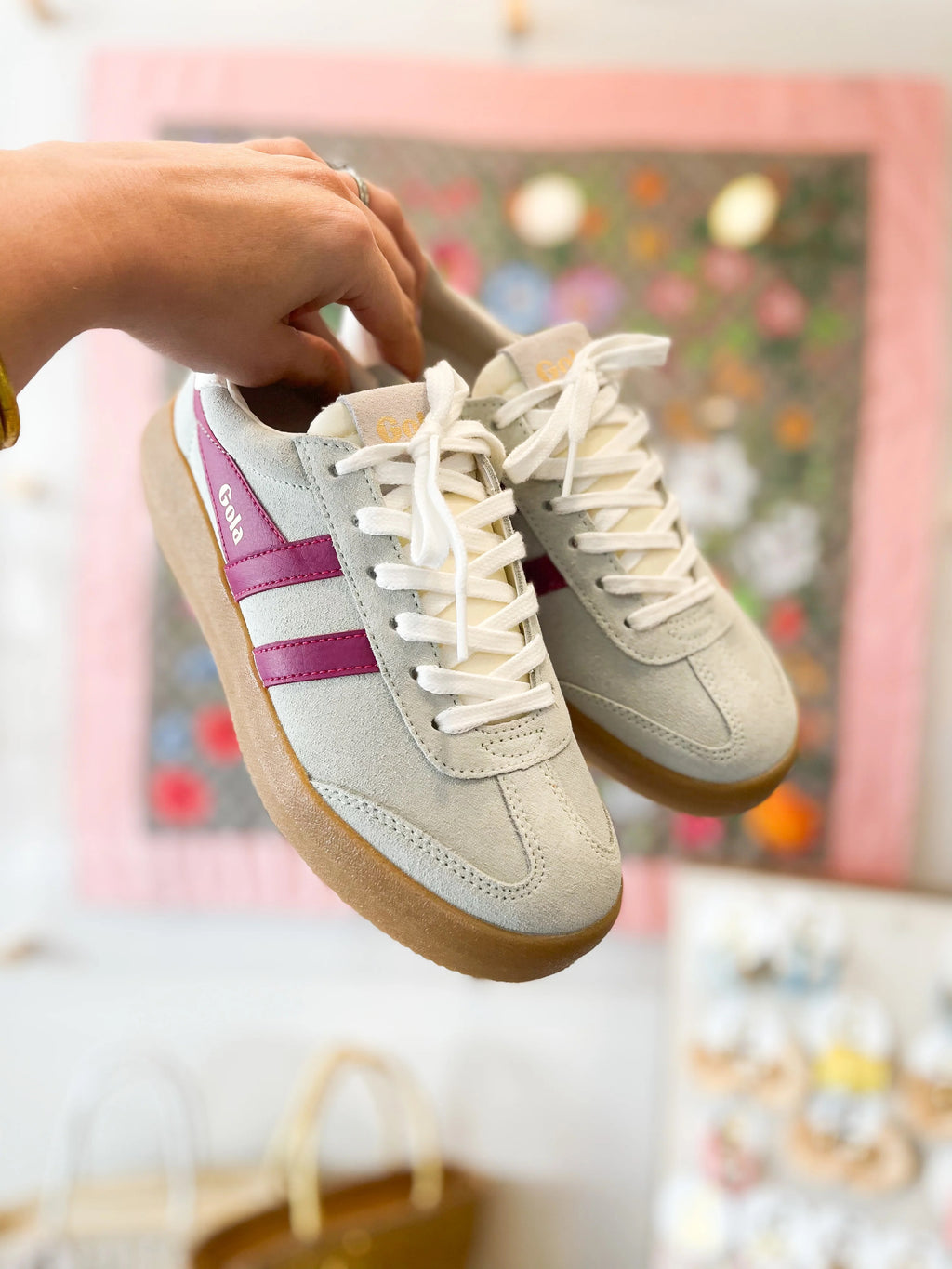 GOLA athena - matcha/fushia