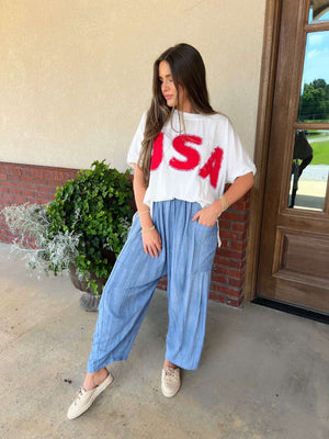laura pant - denim