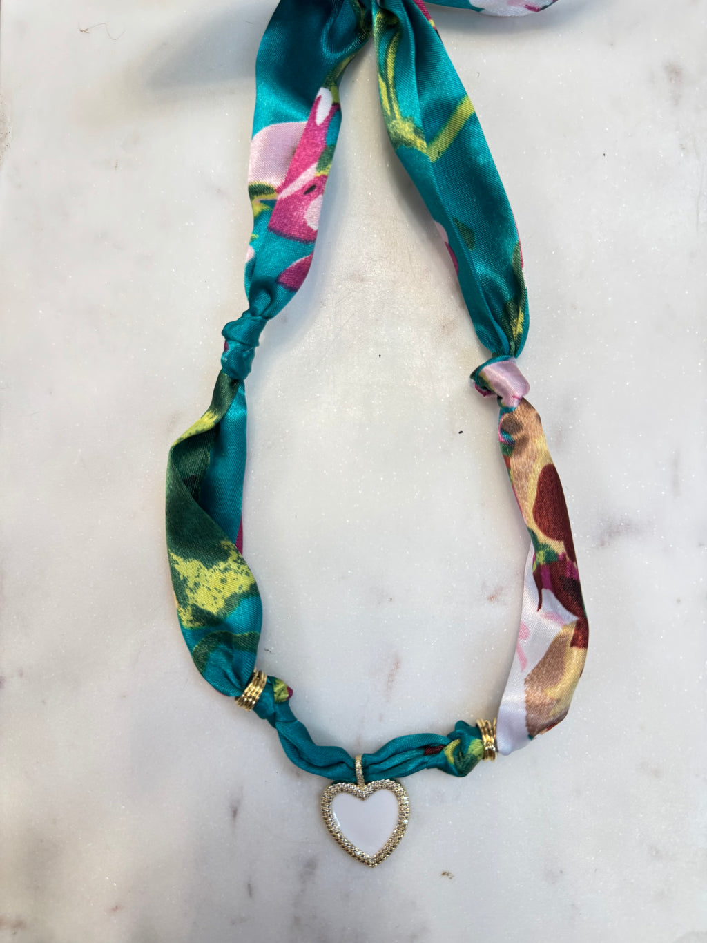 TR scarf necklace #56
