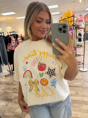 happy teacher club tee