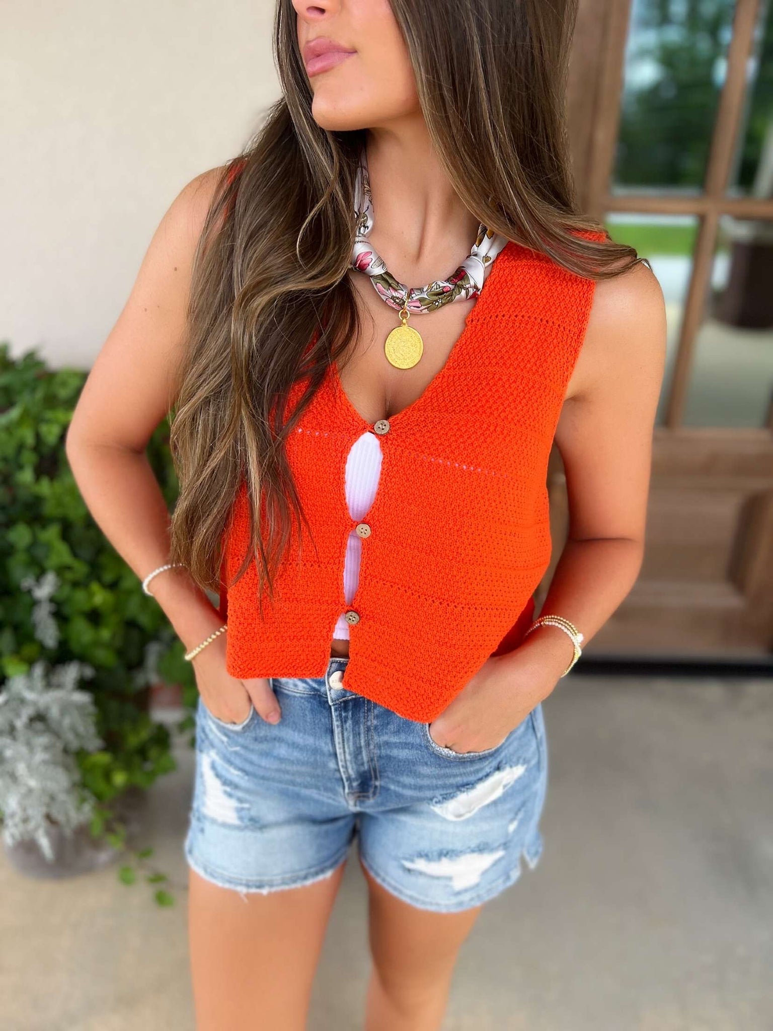 falling sun sweater