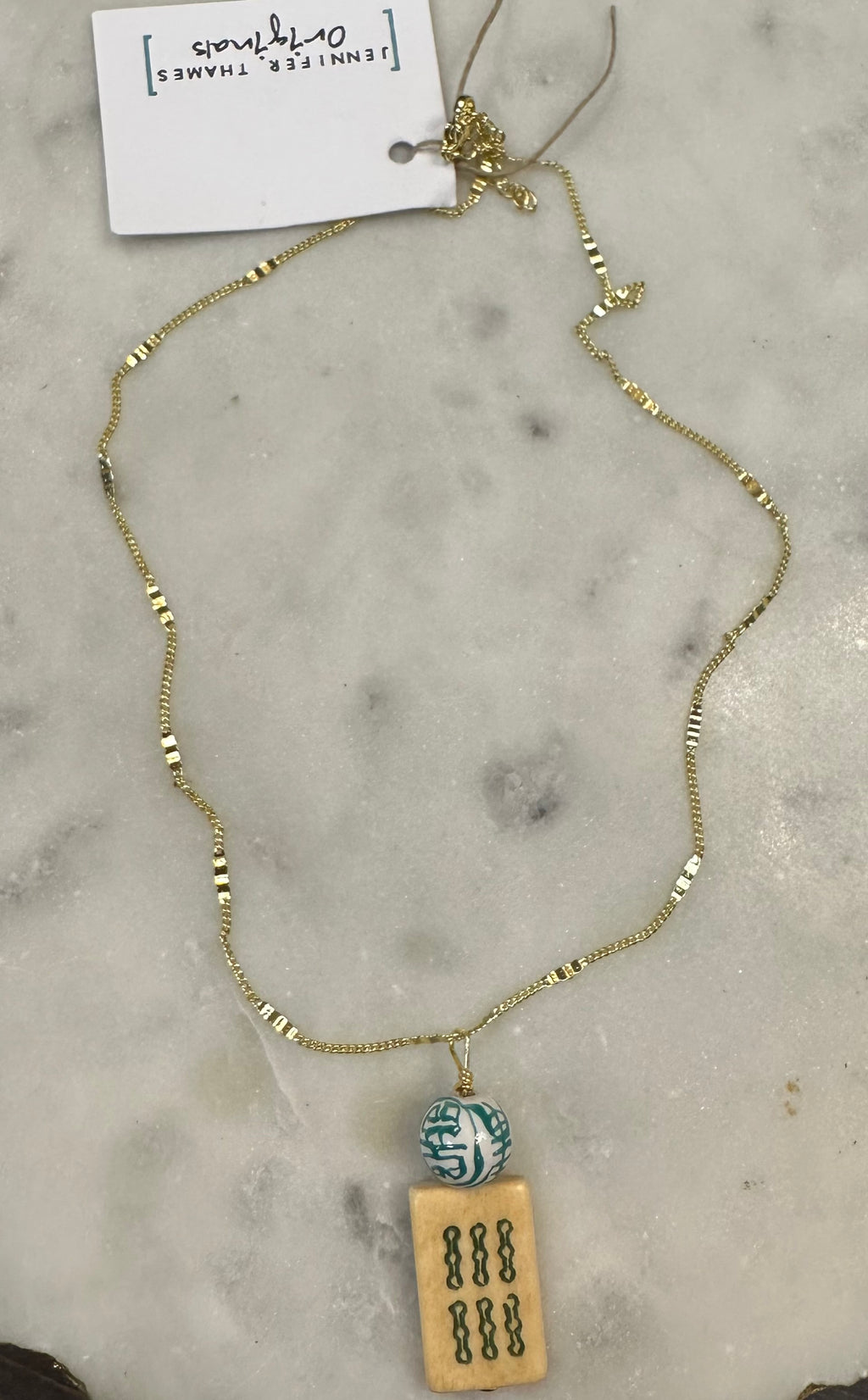 mahjong necklace #3