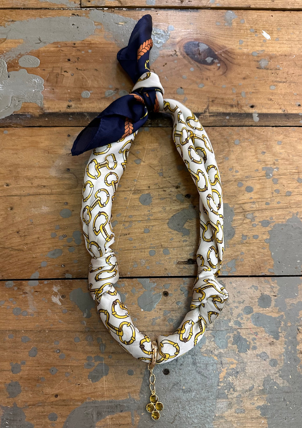 TR scarf necklace #275