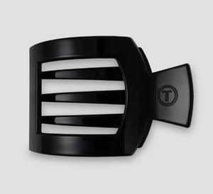 teleties square flat hair clip - large (jet black)