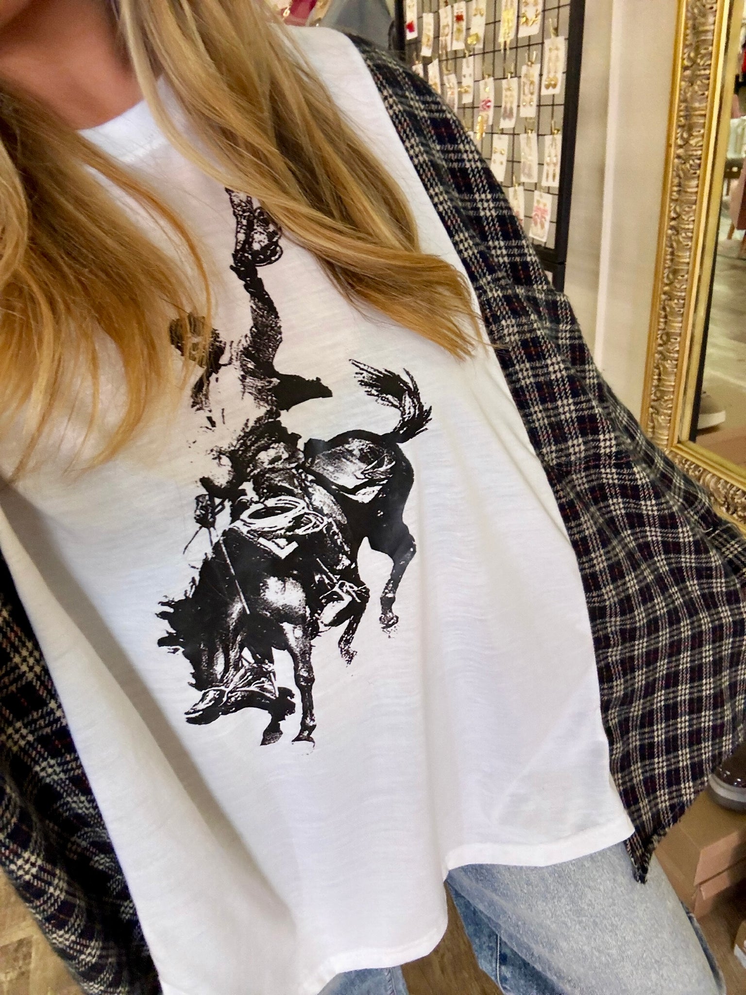 cowboy one of a kind top