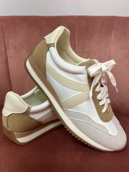 mia rafa sneaker in cognac multi