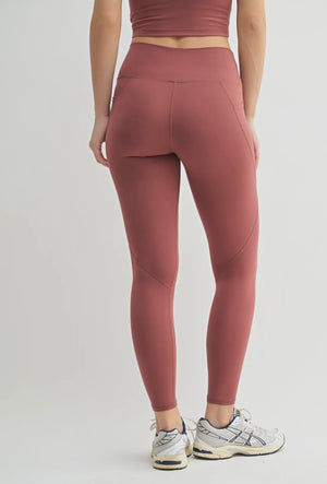 venice cloud light sculpt legging in red pear