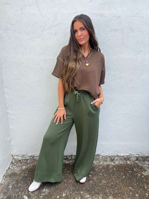 rayna top - brown