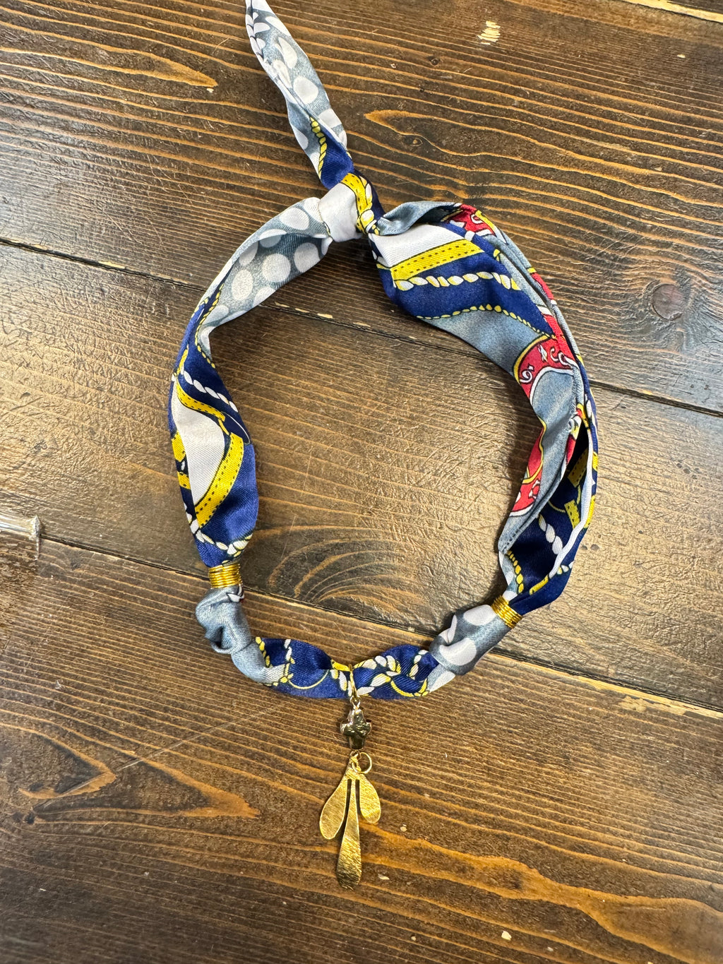 TR scarf necklace #298