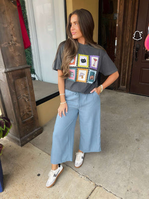 something good pant in dusty blue