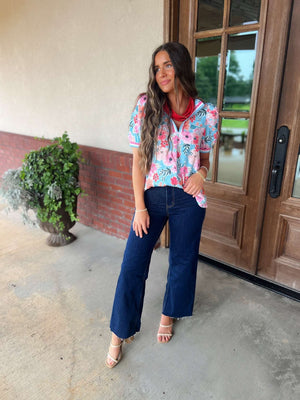 pretty in prep top