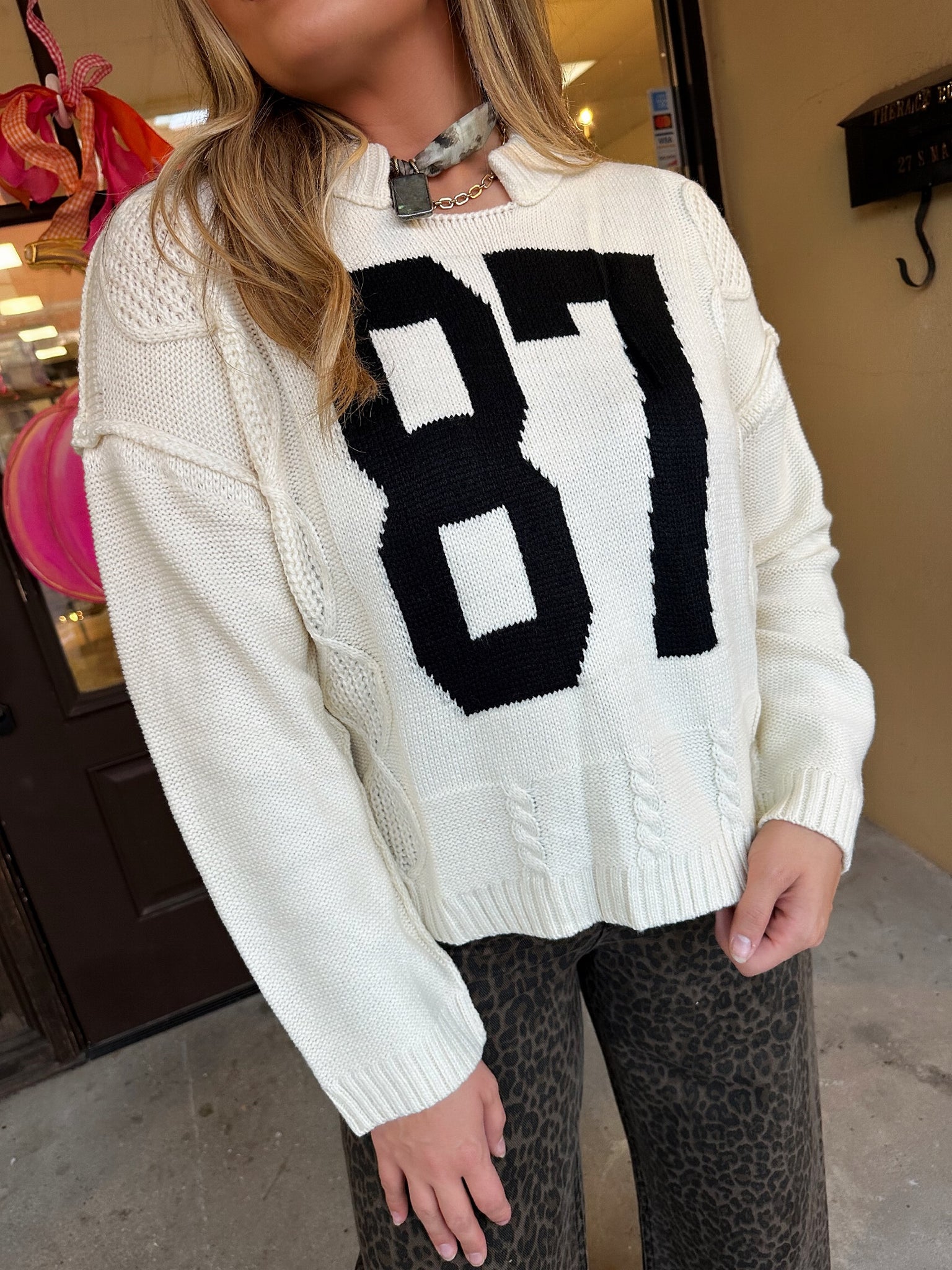varsity 87 sweater