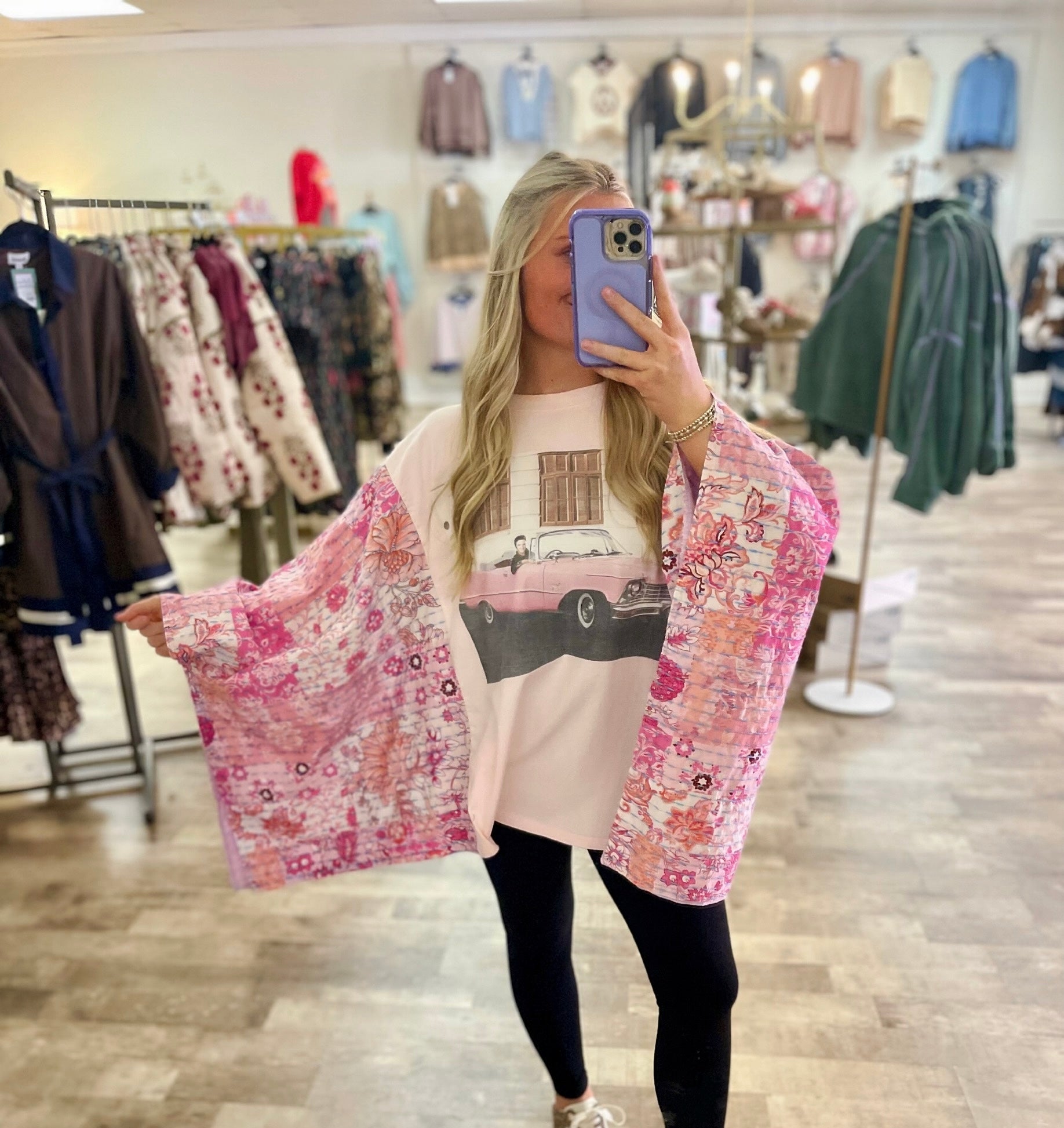 elvis pink cadillac top