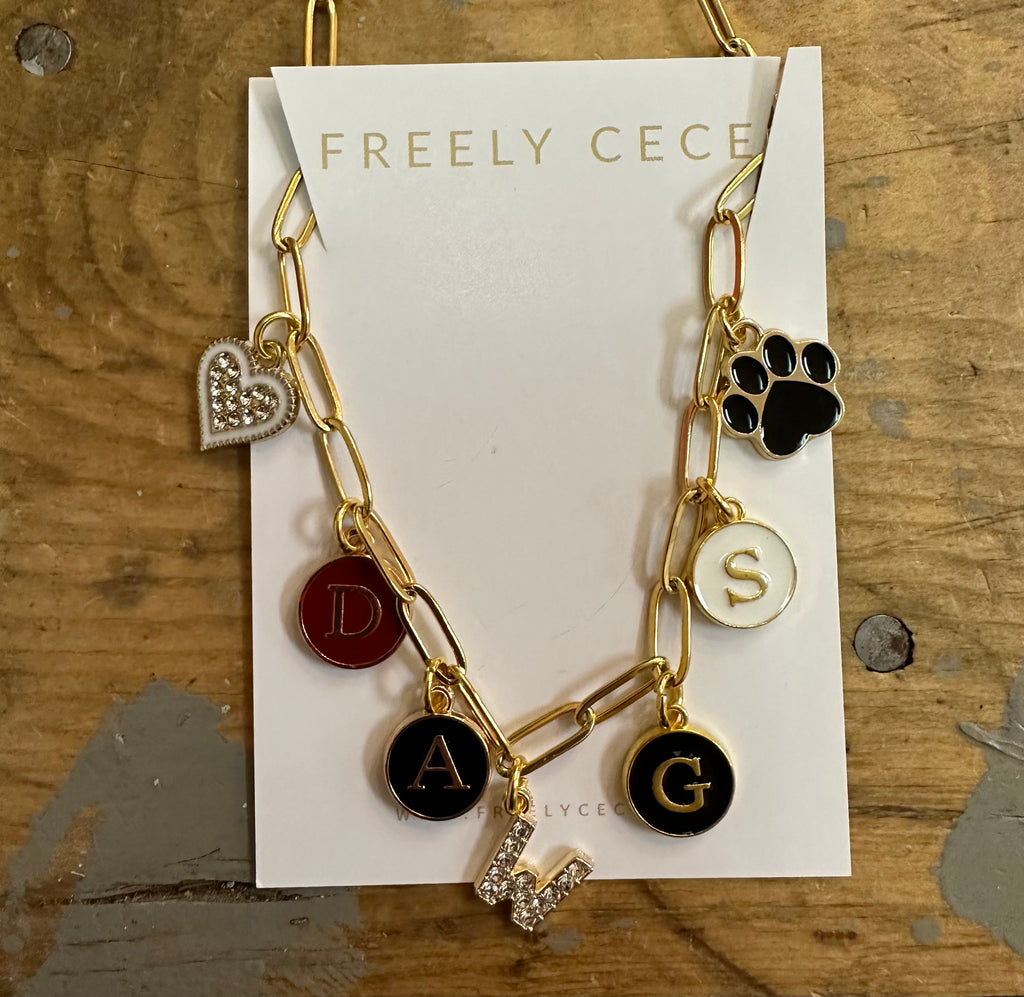 freely cece MS state charm necklace