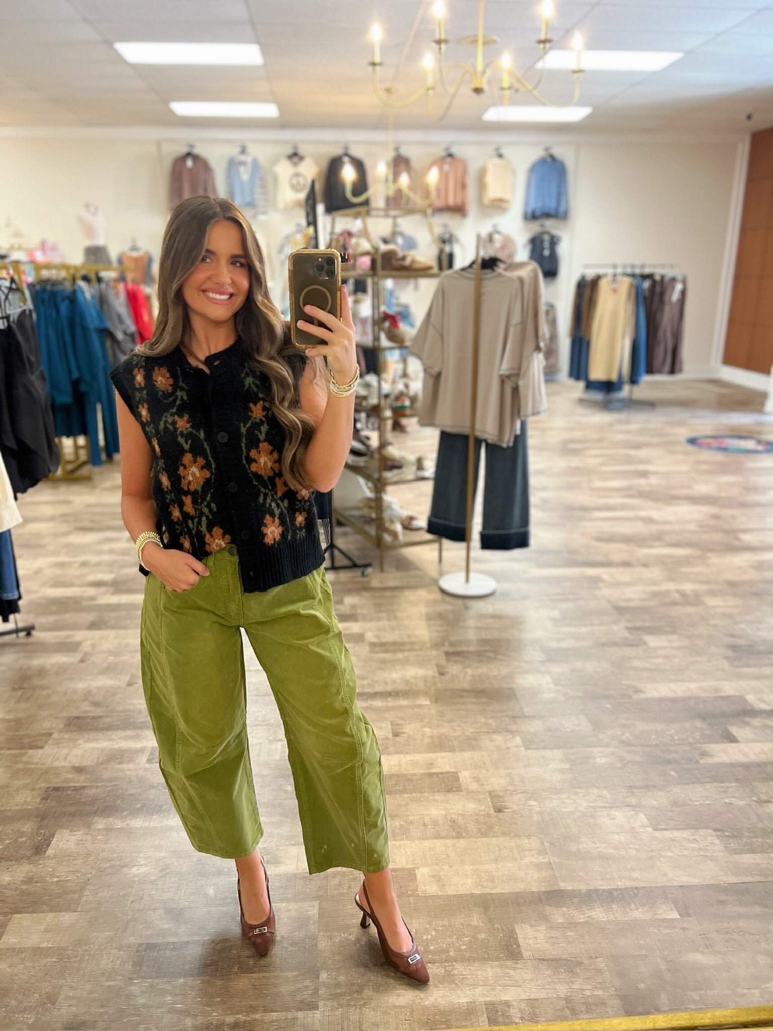 harper corduroy barrel pant