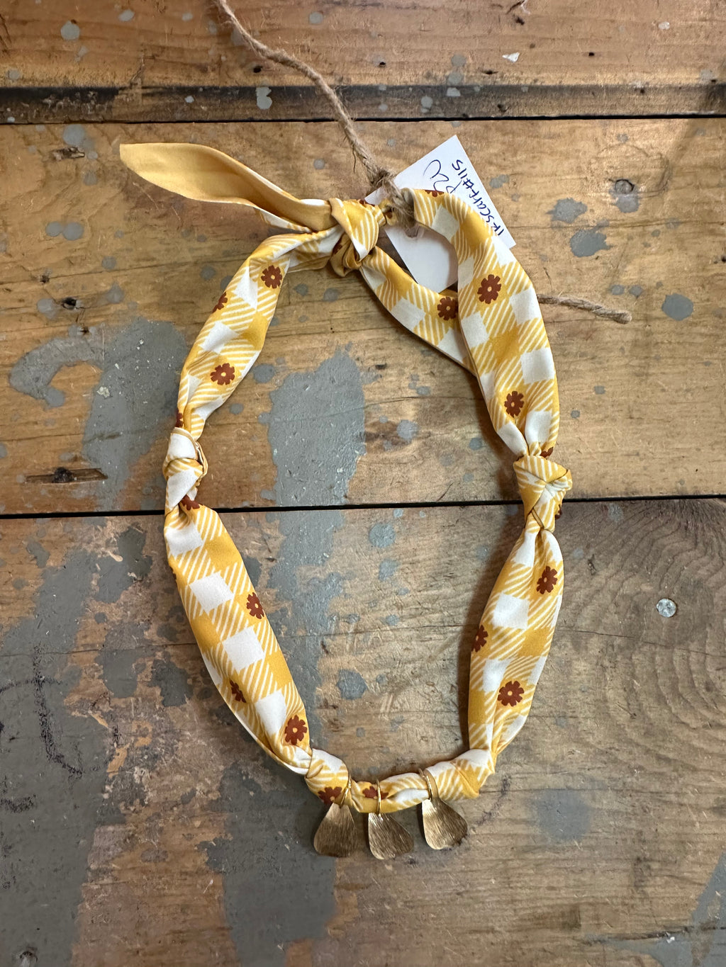 TR scarf necklace #115