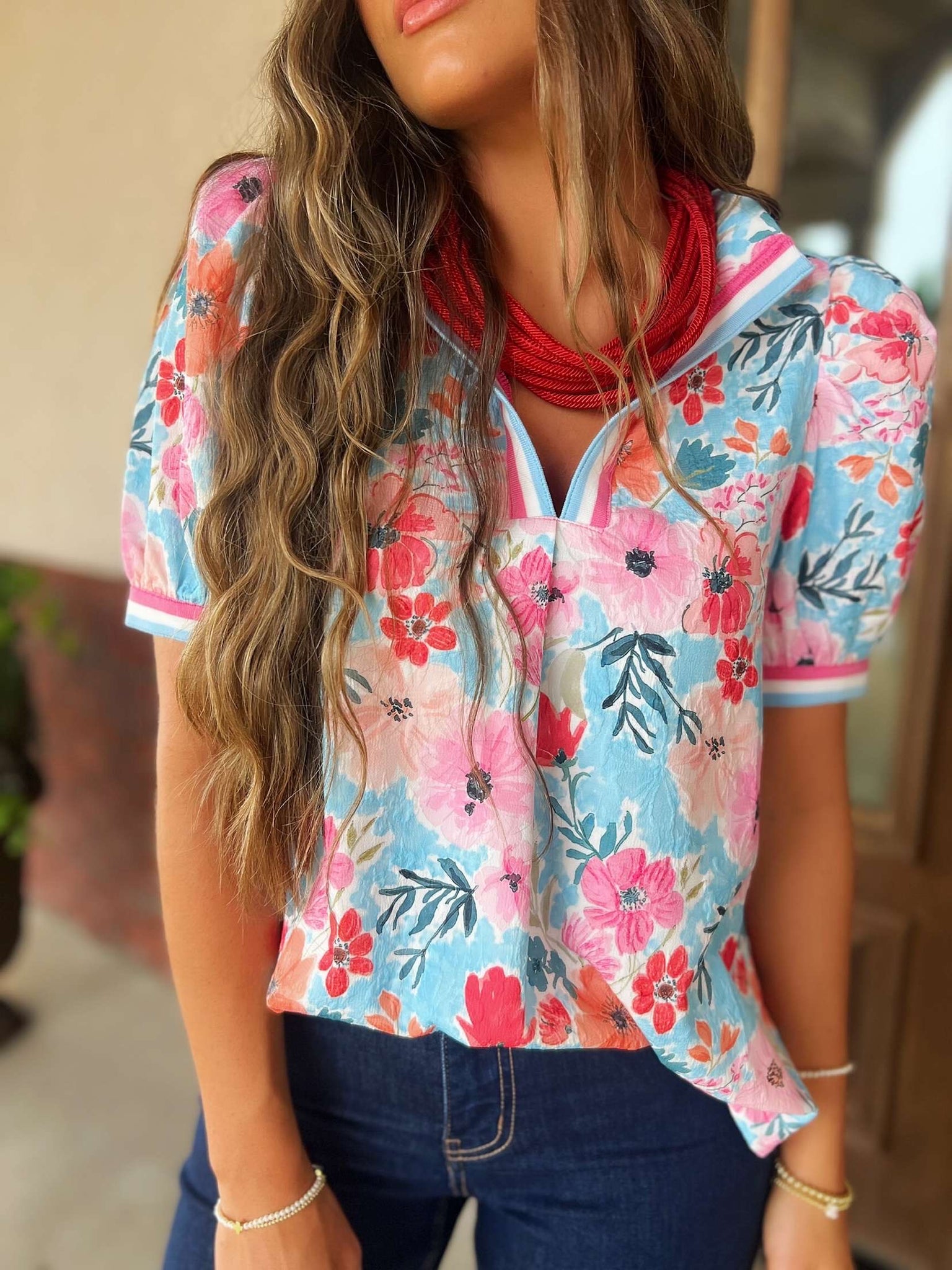 pretty in prep top