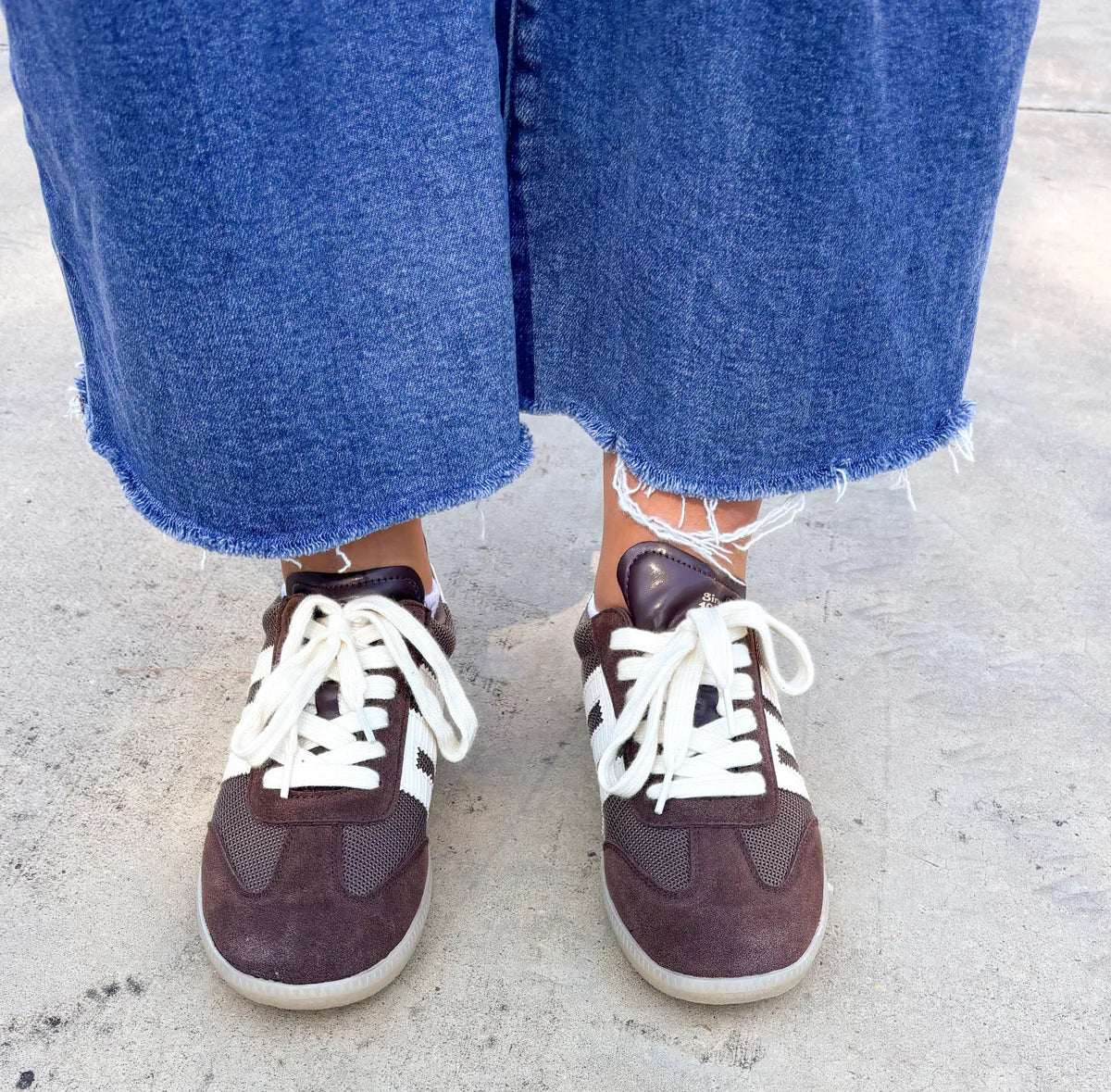 dirty laundry trackstar sneaker in brown