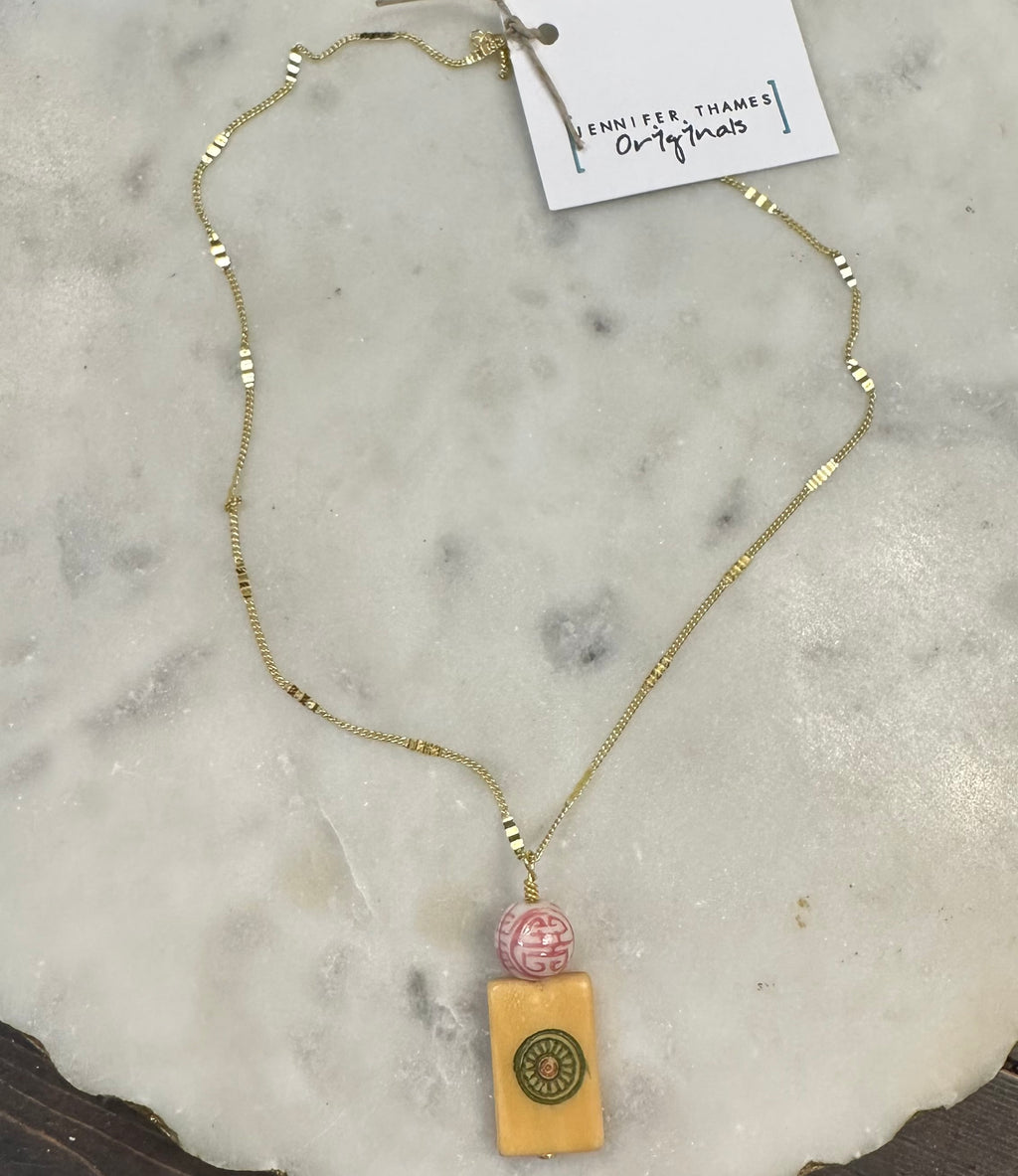 mahjong necklace #4