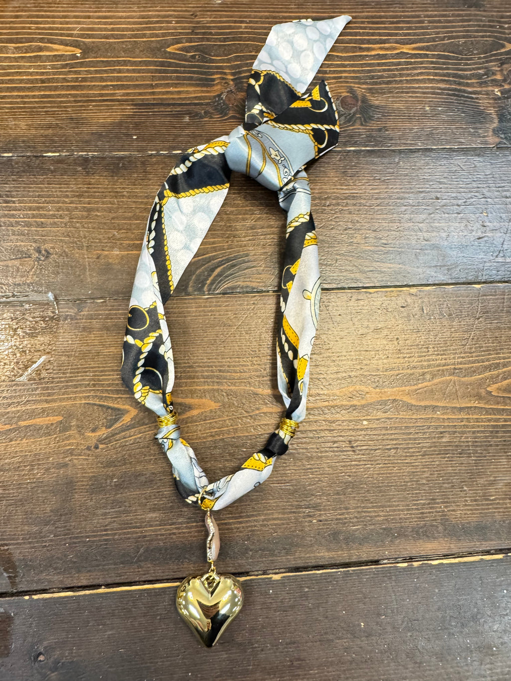 TR scarf necklace #297