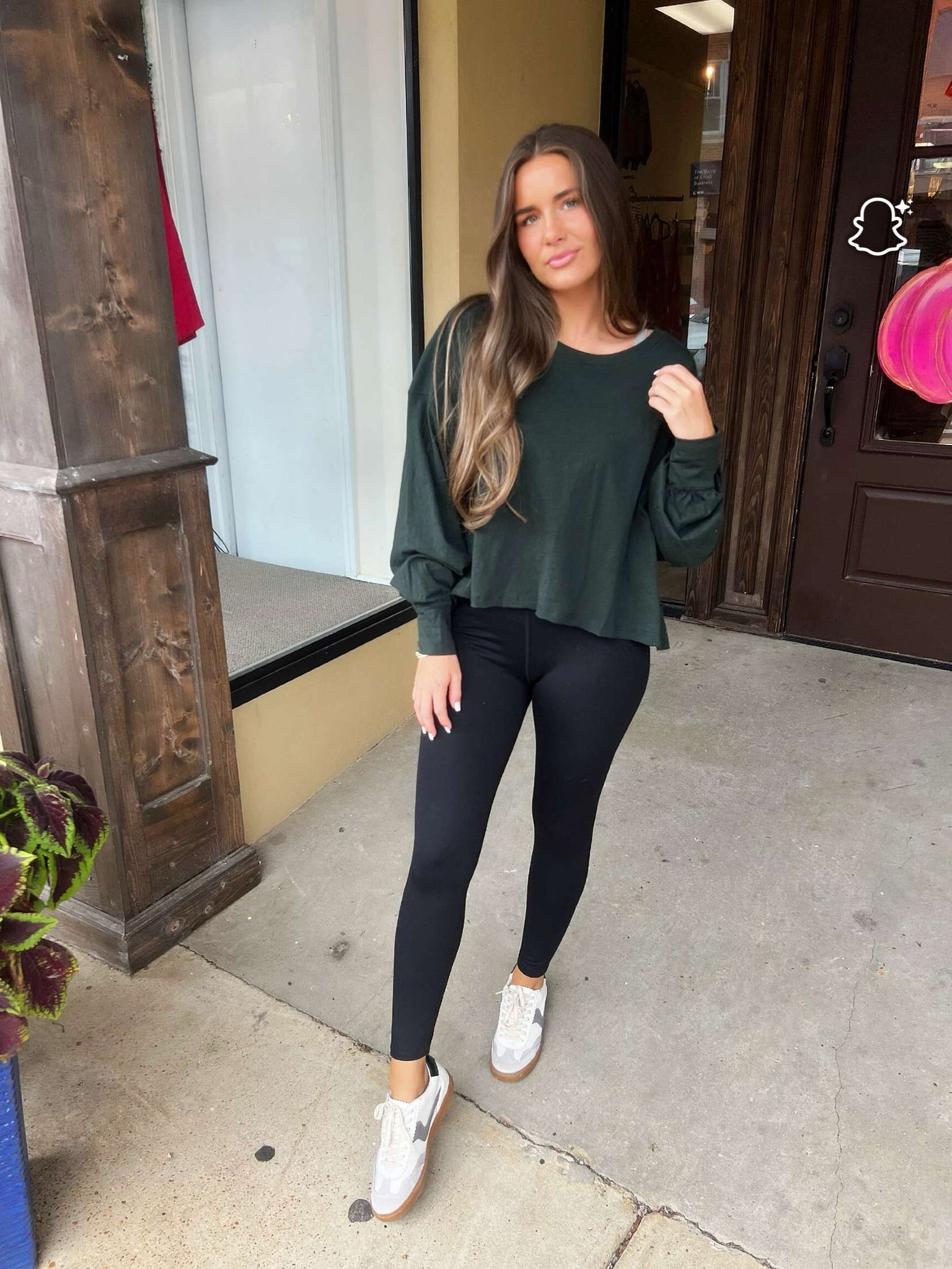 crossover top in hunter