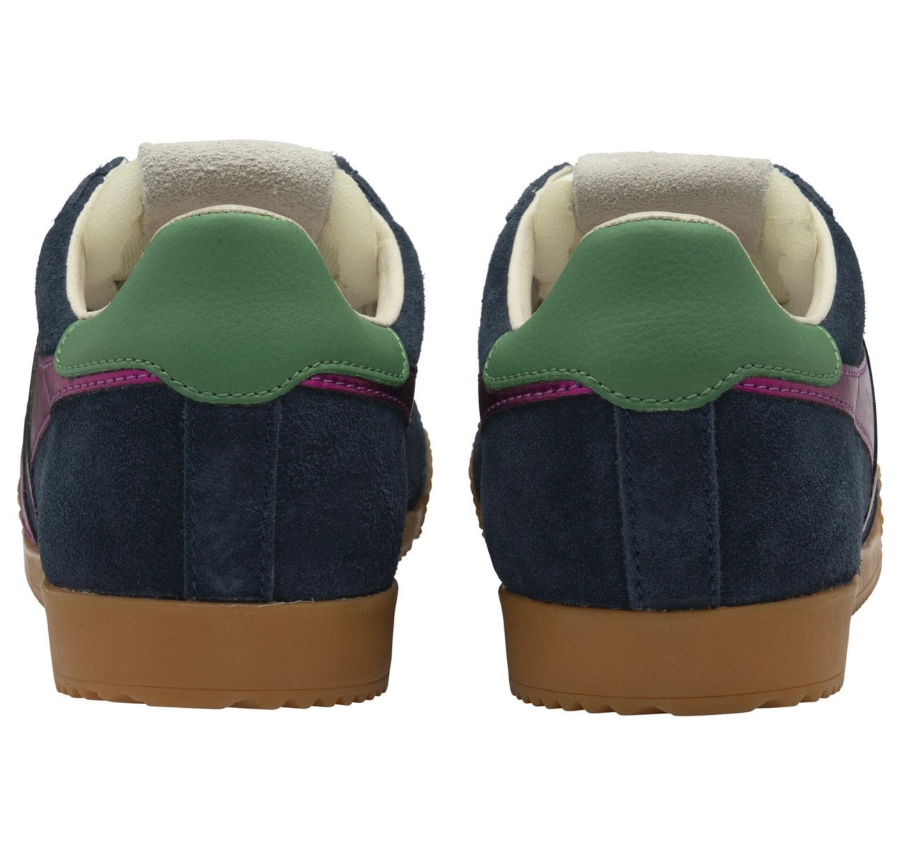 Gola glitz trainer in navy/fuchsia/emerald