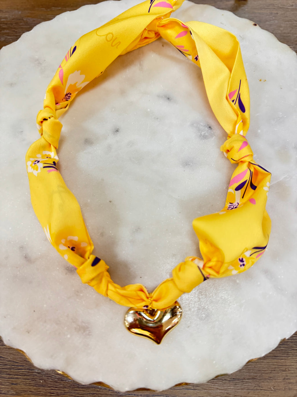 TR scarf necklace #125