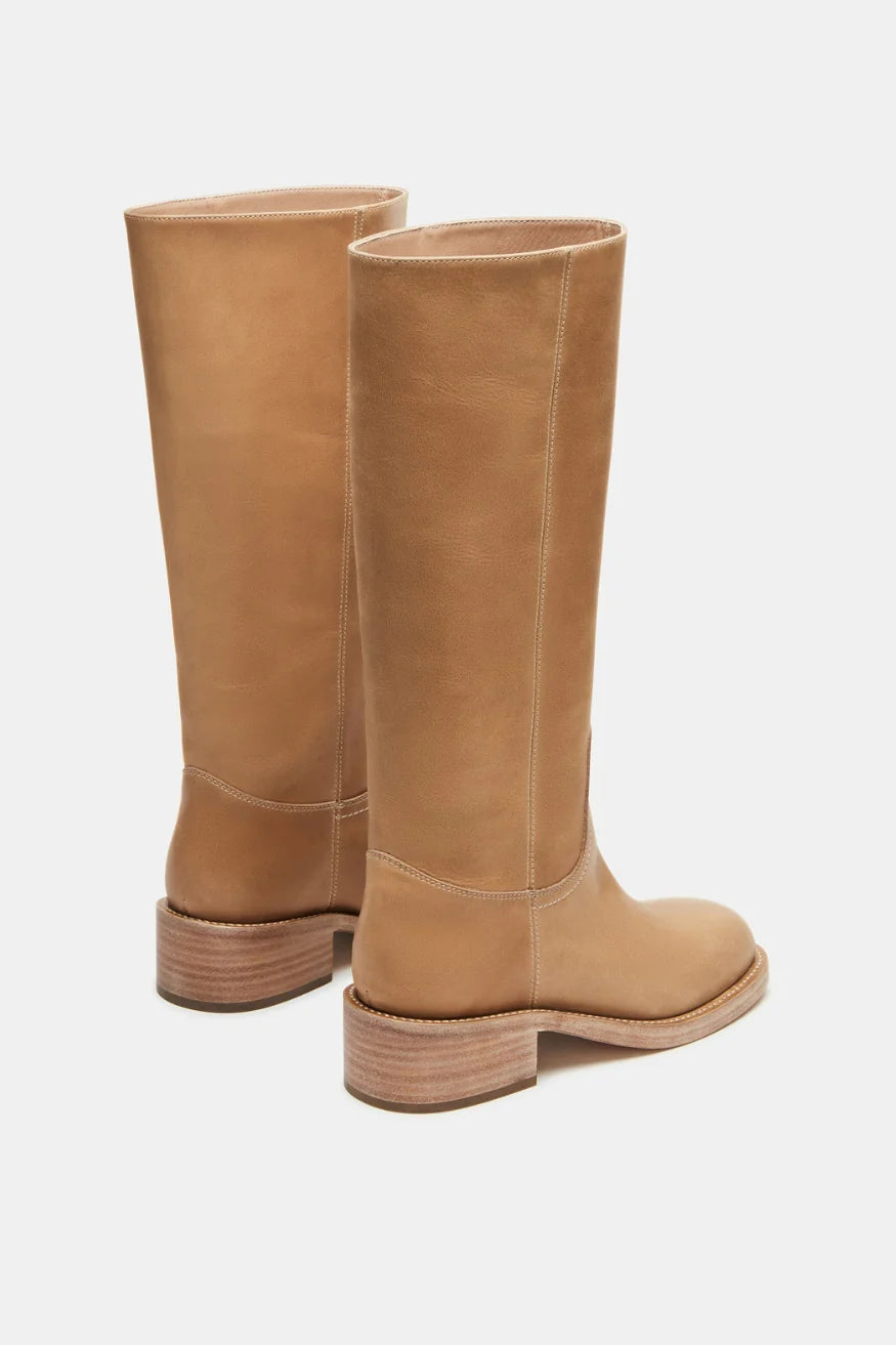 steve madden riggs boot in banana leather