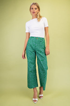 lindsy retro pant in green