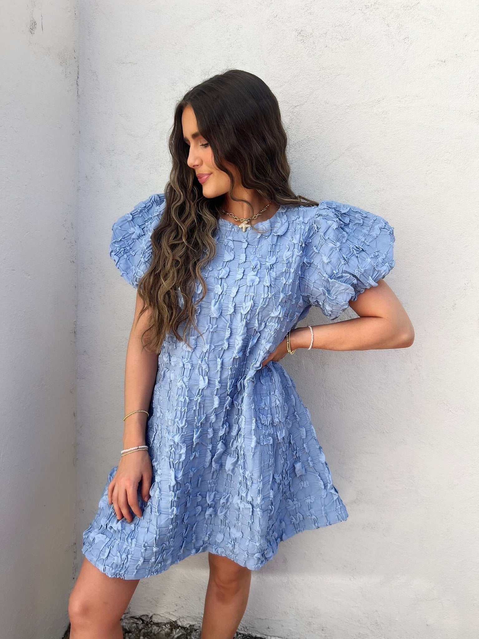 sydni dress - blue
