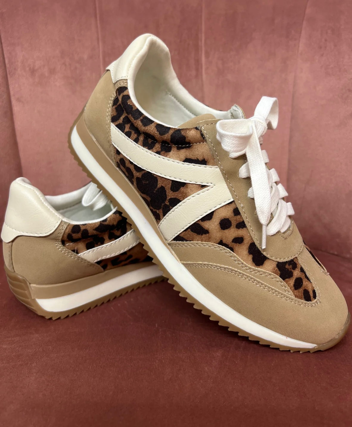 mia rafa sneaker in leopard multi