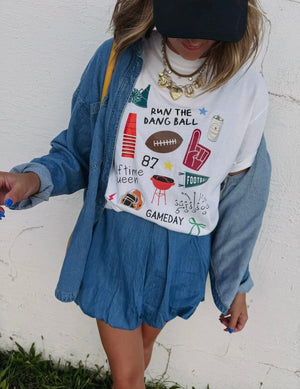 run the dang ball graphic tee