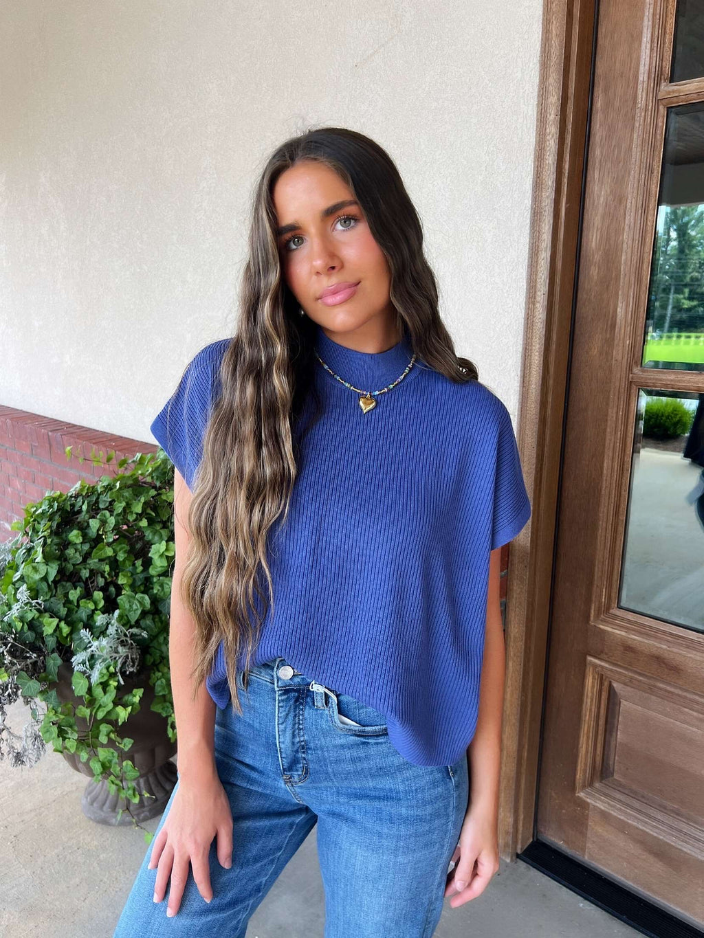 kimmy sweater in blue