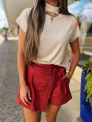 fall staple lightweight sweater in oatmeal