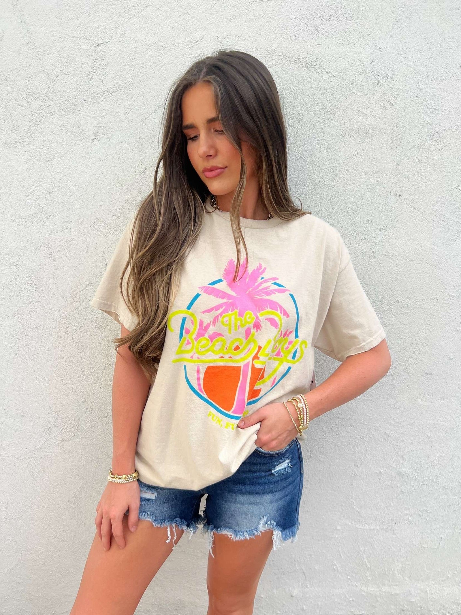 LivyLu The Beach Boys licensed thrifted tee